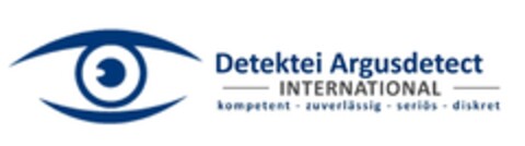 Detektei Argusdetect - INTERNATIONAL- kompetent - zuverlässig - seriös - diskret Logo (DPMA, 03/14/2018)