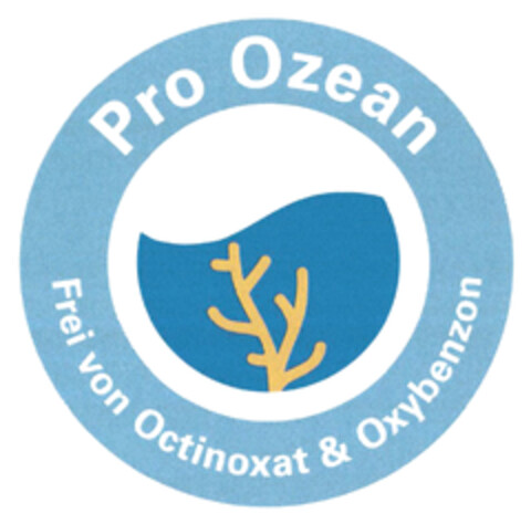 Pro Ozean Frei von Octinoxat & Oxybenzon Logo (DPMA, 04.12.2019)