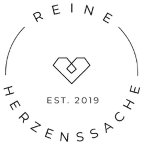 REINE HERZENSSACHE EST. 2019 Logo (DPMA, 05/22/2020)