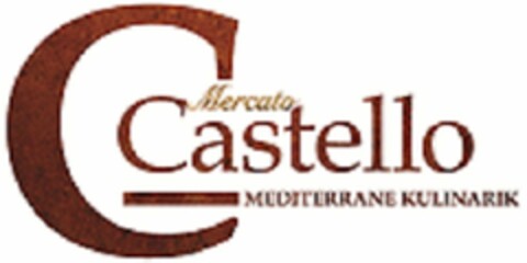 Mercato Castello MEDITERRANE KULINARIK Logo (DPMA, 05/28/2020)