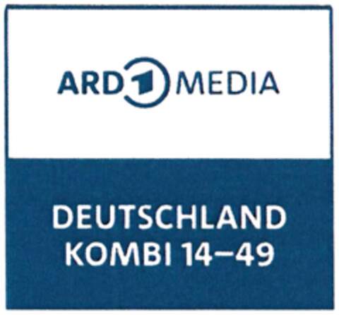 ARD 1 MEDIA DEUTSCHLAND KOMBI 14-49 Logo (DPMA, 04.08.2021)