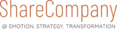 ShareCompany EMOTION. STRATEGY. TRANSFORMATION Logo (DPMA, 10.02.2021)