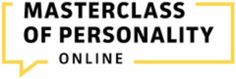 MASTERCLASS OF PERSONALITY ONLINE Logo (DPMA, 08.11.2021)