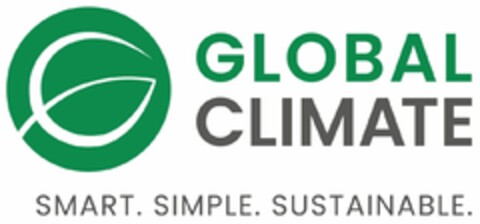 GLOBAL CLIMATE SMART. SIMPLE. SUSTAINABLE. Logo (DPMA, 04/18/2023)