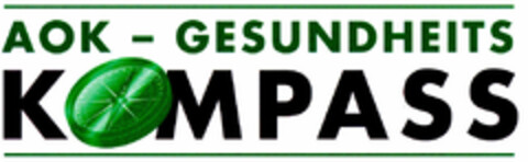 AOK-GESUNDKHEITSKOMPASS Logo (DPMA, 28.01.2002)