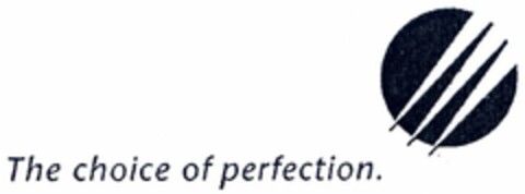 The choice of perfection Logo (DPMA, 08.07.2004)