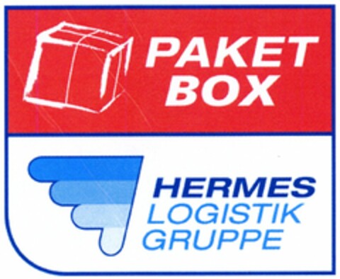 PAKET BOX HERMES LOGISTIK GRUPPE Logo (DPMA, 23.09.2004)