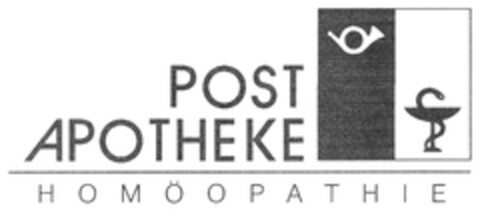 POST APOTHEKE HOMÖOPATHIE Logo (DPMA, 20.03.2006)