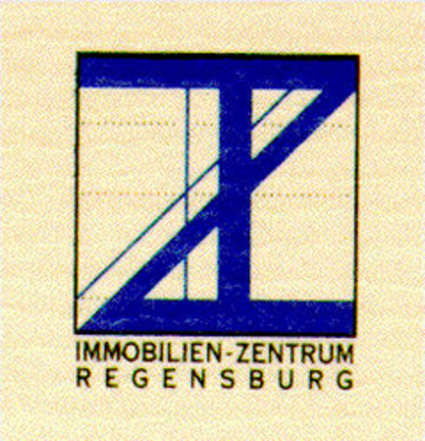 IZ IMMOBILIEN-ZENTRUM REGENSBURG Logo (DPMA, 23.12.1997)