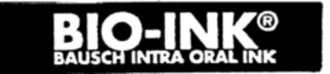 BIO-INK BAUSCH INTRA ORAL INK Logo (DPMA, 24.03.1998)