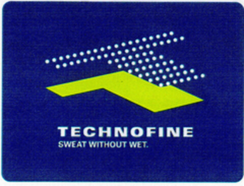 TECHNOFINE SWEAT WITHOUT WET. Logo (DPMA, 24.03.1999)