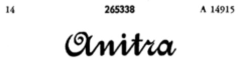 Anitra Logo (DPMA, 21.03.1921)