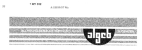 algeb ALLROUND-GEBÄUDEREINIGUNG GmbH SÜDBADEN Logo (DPMA, 21.04.1979)