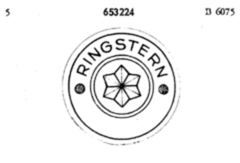 RINGSTERN Logo (DPMA, 06.11.1952)