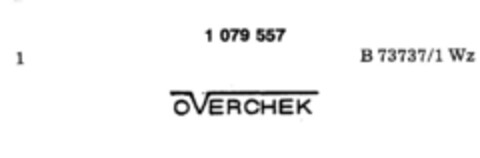 OVERCHEK Logo (DPMA, 14.01.1984)