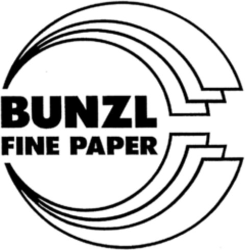 BUNZL FINE PAPER Logo (DPMA, 21.08.1992)