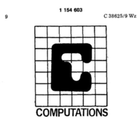 COMPUTATIONS  C Logo (DPMA, 28.01.1989)