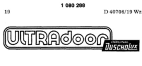 ULTRAdoor ORIGINAL Duscholux Logo (DPMA, 15.02.1985)