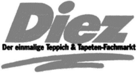 Diez Der einmalige Teppich & Tapeten-Fachmarkt Logo (DPMA, 24.06.1994)