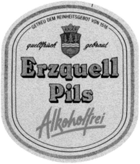 Erzquell Pils Alkoholfrei Logo (DPMA, 28.05.1993)