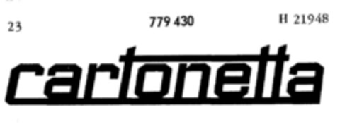 cartonetta Logo (DPMA, 08/21/1962)