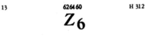 Z 6 Logo (DPMA, 01.12.1949)