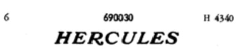 HERCULES Logo (DPMA, 14.05.1952)