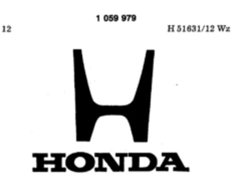 HONDA Logo (DPMA, 08/04/1983)