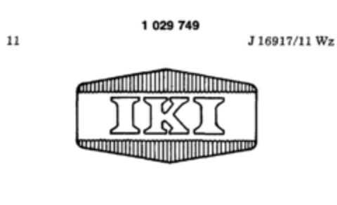 IKI Logo (DPMA, 07/20/1981)