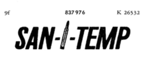 SAN-I-TEMP Logo (DPMA, 05.11.1966)