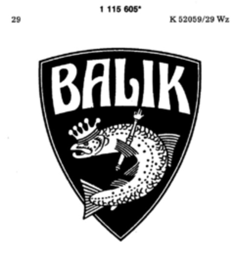 BALIK Logo (DPMA, 01.12.1987)