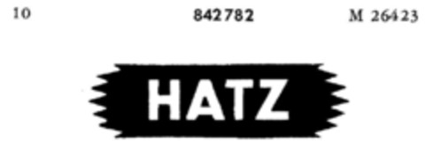 HATZ Logo (DPMA, 07/20/1966)