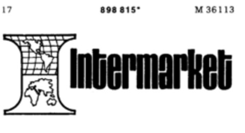 Intermarket Logo (DPMA, 09.08.1972)