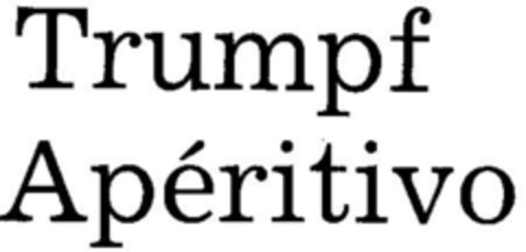 Trumpf Apéritivo Logo (DPMA, 20.11.1984)