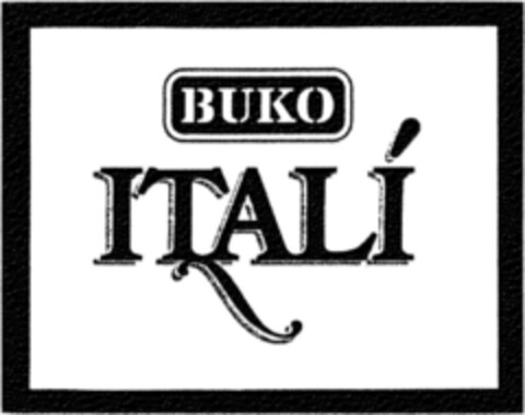 BUKO ITALI Logo (DPMA, 21.02.1991)