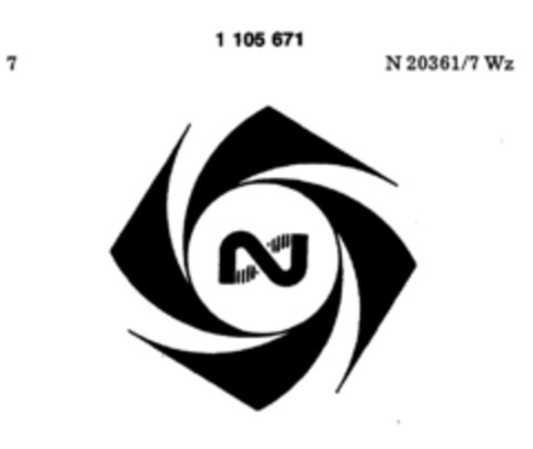 N Logo (DPMA, 05.06.1986)