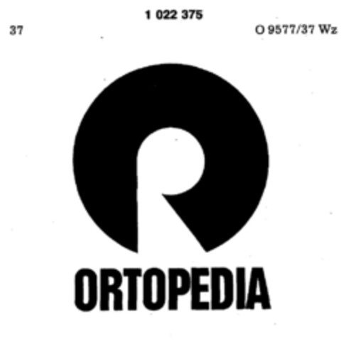 ORTOPEDIA Logo (DPMA, 02.04.1979)