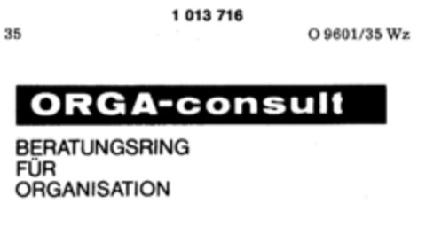 ORGA-consult Logo (DPMA, 04/02/1979)