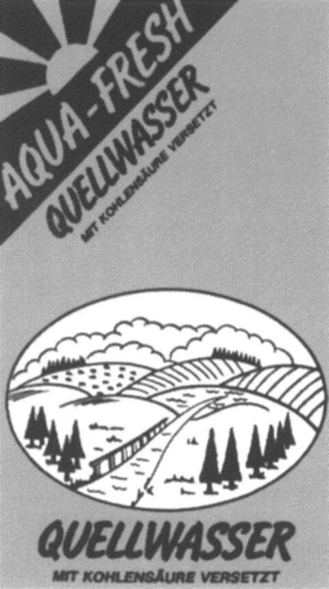 AQUA-FRESH QUELLWASSER Logo (DPMA, 18.04.1990)