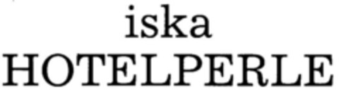 iska HOTELPERLE Logo (DPMA, 07.10.1983)