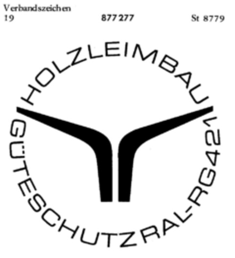 HOLZLEIMBAU GÜTESCHUTZ RAL-RG 421 Logo (DPMA, 10/24/1969)