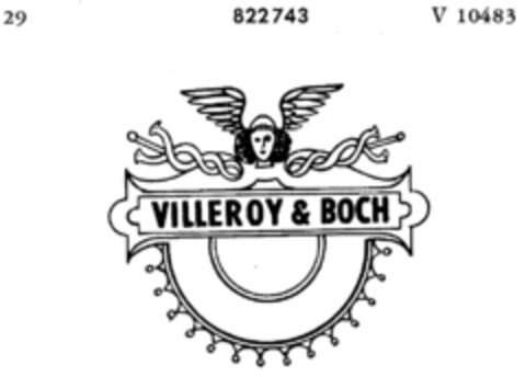 VILLEROY & BOCH Logo (DPMA, 10/22/1965)