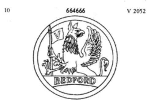 BEDFORD Logo (DPMA, 11/10/1953)