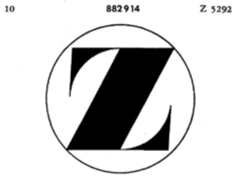 Z Logo (DPMA, 12/06/1968)