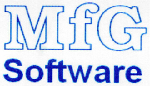 MfG Software Logo (DPMA, 01/15/2000)