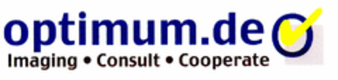 optimum.de Imaging·Consult·Cooperate Logo (DPMA, 28.11.2001)