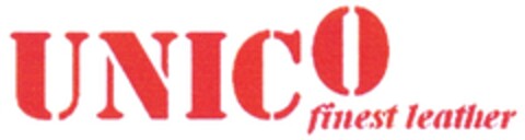 UNICO finest leather Logo (DPMA, 09.01.2009)