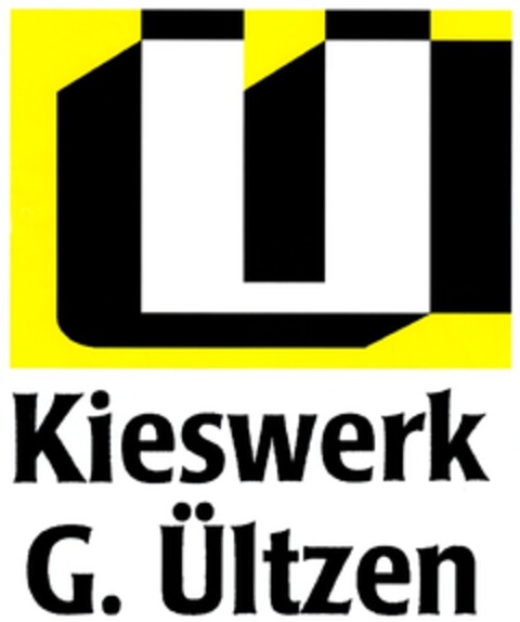 Kieswerk G. Ültzen Logo (DPMA, 07/29/2009)