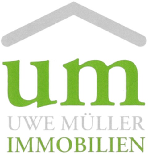 um UWE MÜLLER IMMOBILIEN Logo (DPMA, 01.03.2012)
