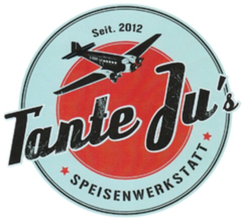 Seit. 2012 Tante Ju's SPEISENWERKSTATT Logo (DPMA, 06/22/2012)